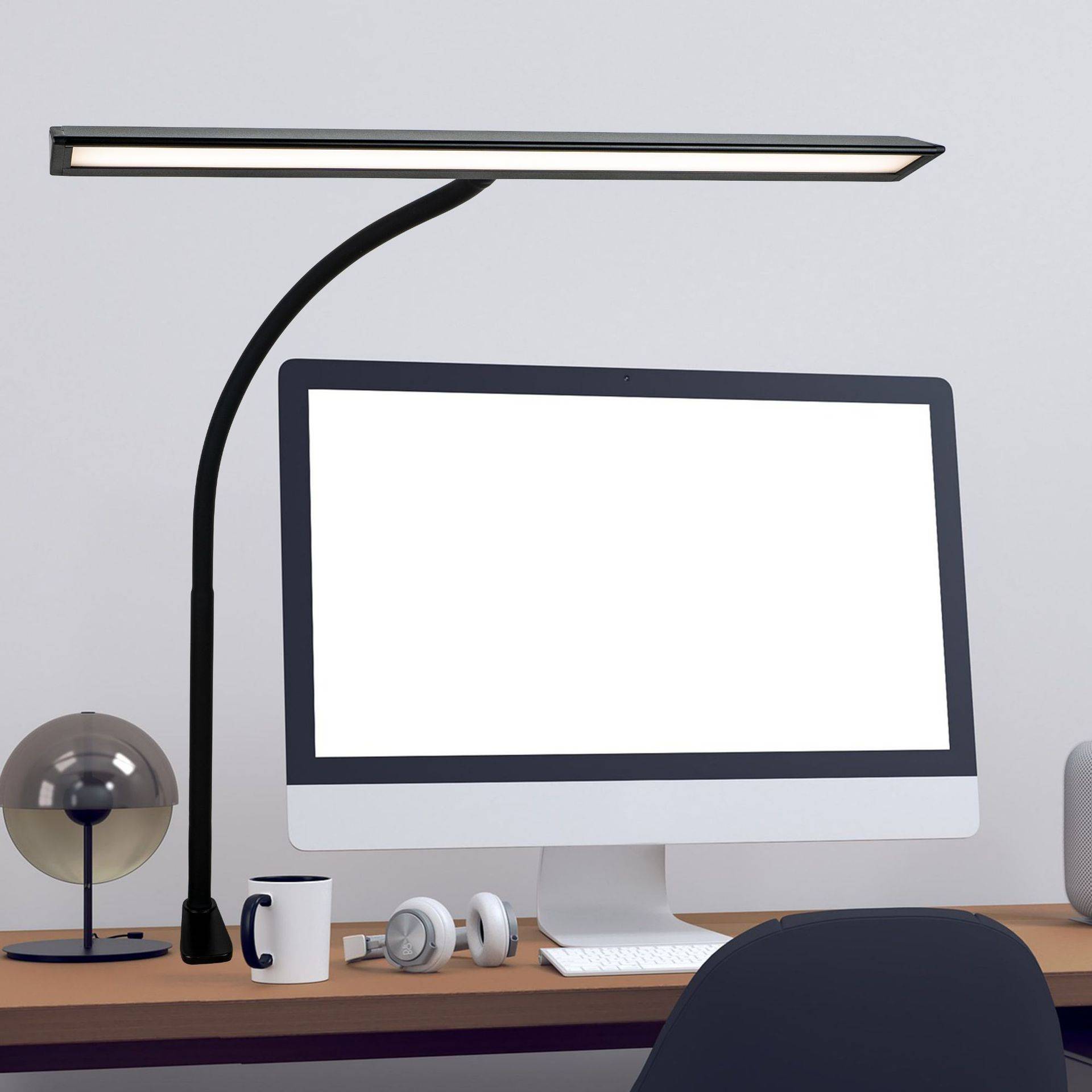 LED-Tischleuchte mit Klemme, 5 Farbmodi, 5 Helligkeitsstufen