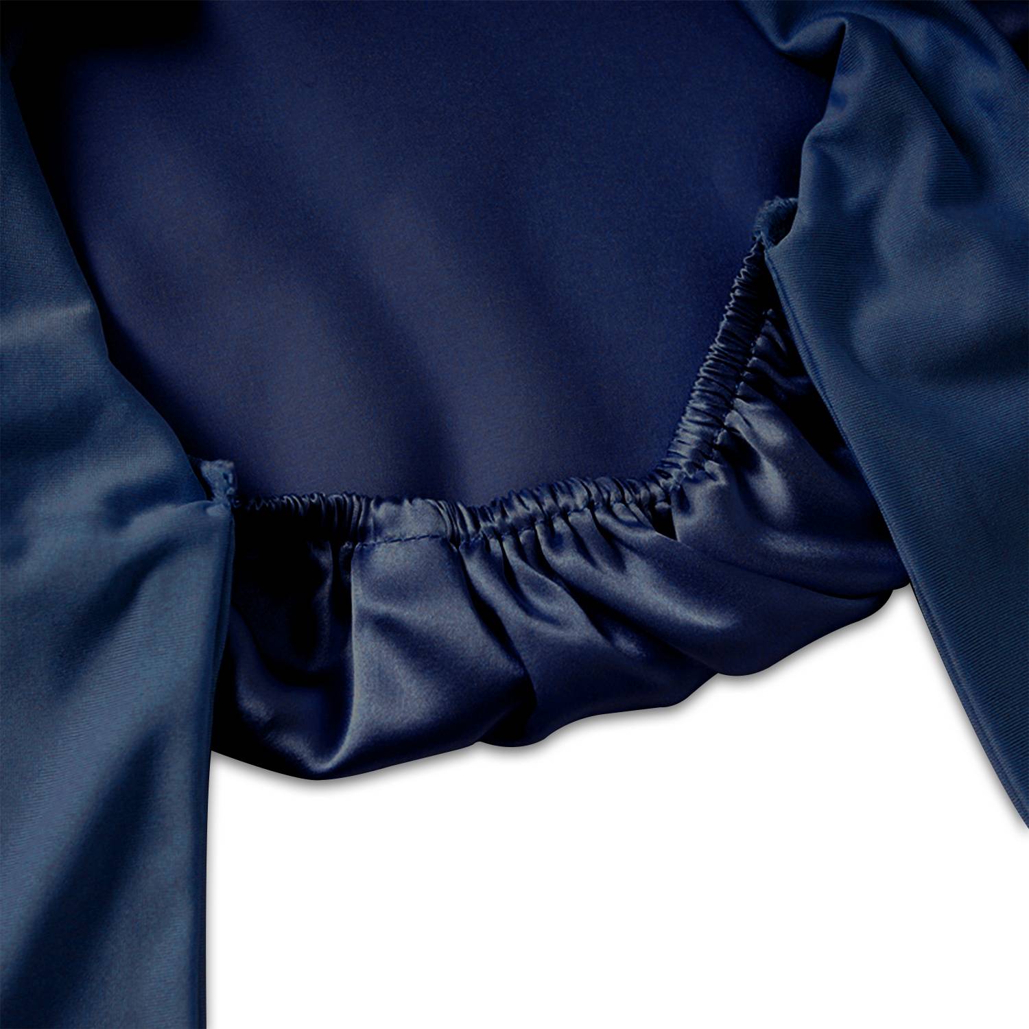 Nachtmütze Schlafmütze aus seide NavyBlue