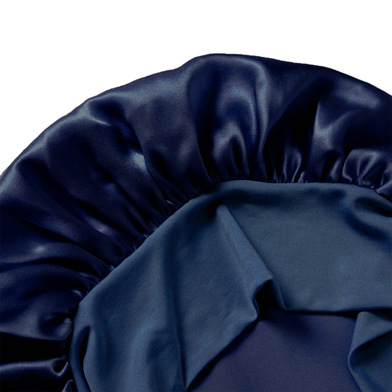 Nachtmütze Schlafmütze aus seide NavyBlue