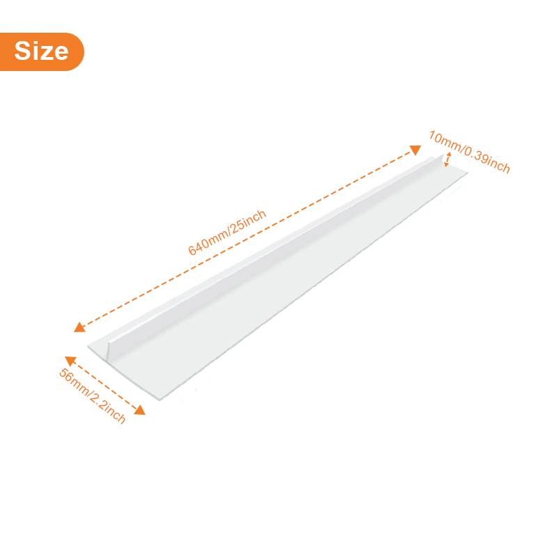 Herdleiste hält sauber zwischen Herd und Schrank, 61,5 cm, 2er-Pack White
