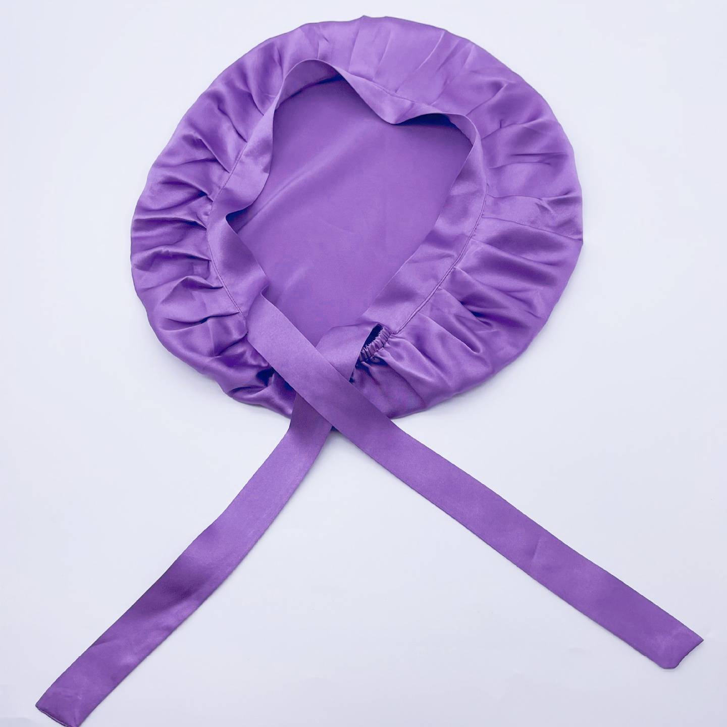 Schlafmütze / Nachtmütze aus seide Purple
