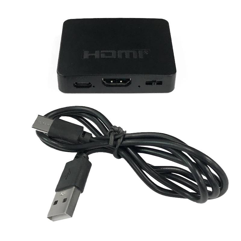 4K-HDMI-Splitter 1 Eingang / 2 Ausgänge Black