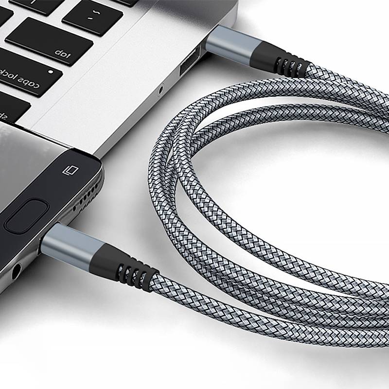 USB-C-Ladekabel 60W USB-C PD Ladegerät Grey 3 m