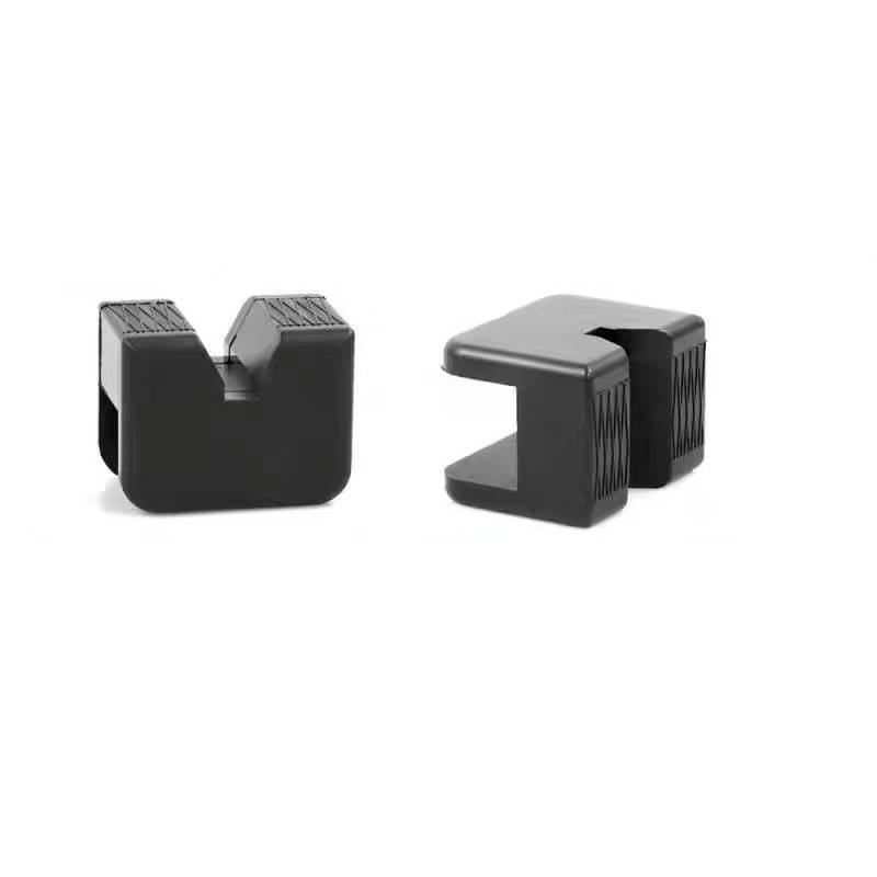 Jack Rubber Pad Anti-Rutsch-Schienenadapter unterstützt schweres Hebewerkzeug Black