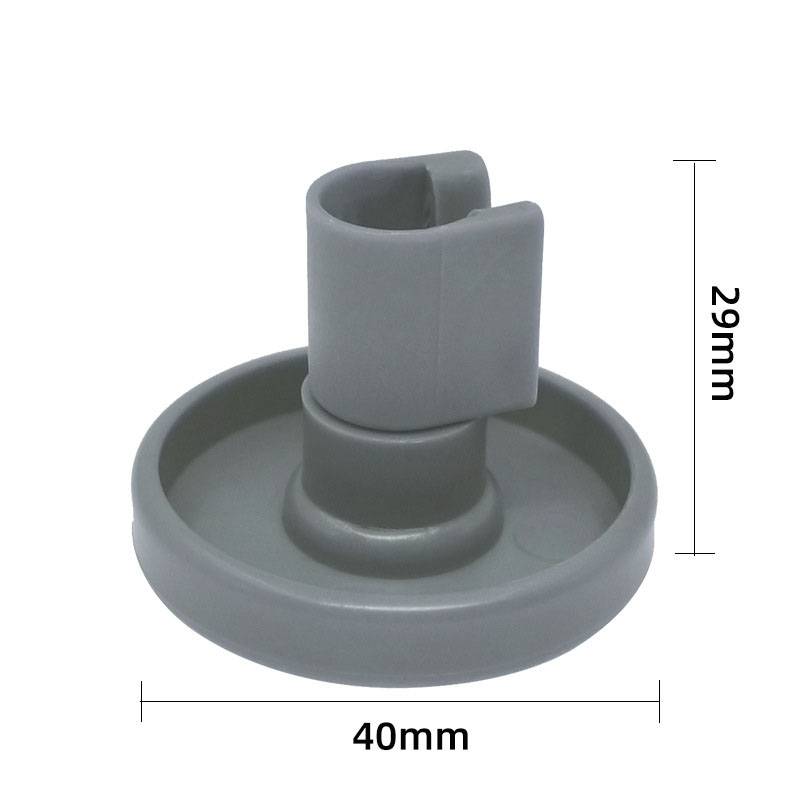 Korbräder für Geschirrspüler 8er-Pack DarkGrey 40 mm