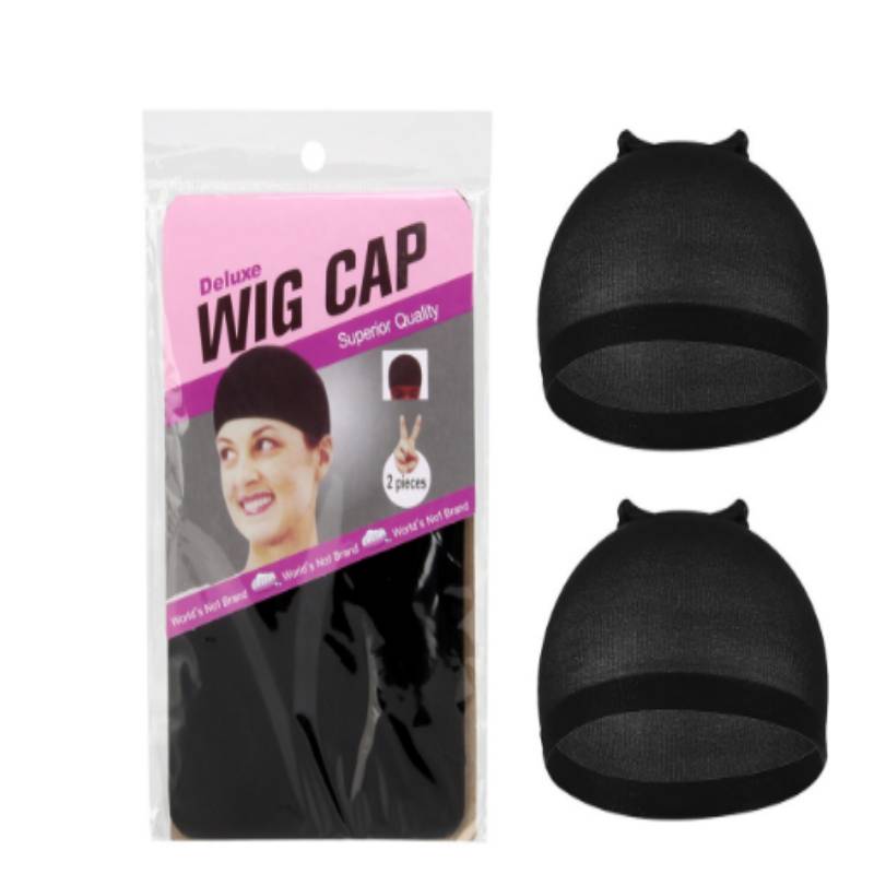 Perückengriffe für Damen, 4er-Pack Black