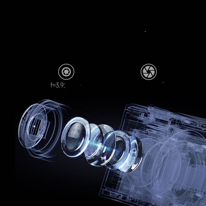 5K-Digitalkamera mit 5-fach optischem Zoom und Anti-Shake-Stabilisierung