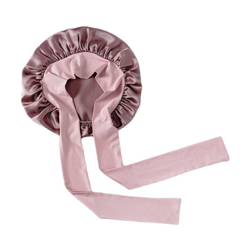 Nachtmütze Schlafmütze aus seide Pink