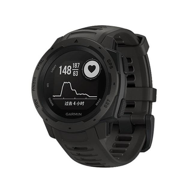 Silikonarmband für Garmin Instinct/Esports/Tide/Solar Black