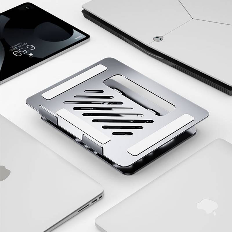 Verstellbarer 17-Zoll-Ständer für Tablets und Laptops Silver