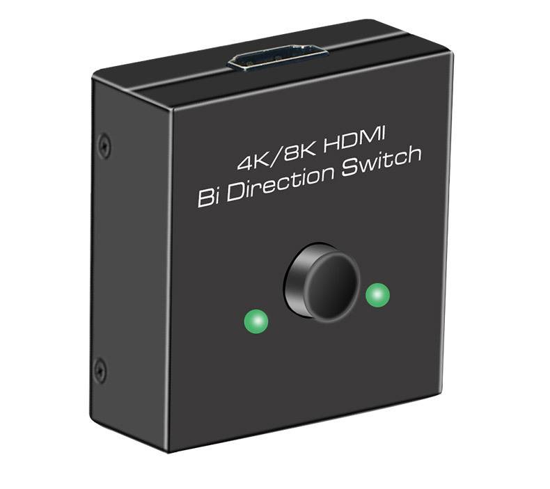 HDMI 8K 2 In 1 Out Bidirektionaler Umschalter
