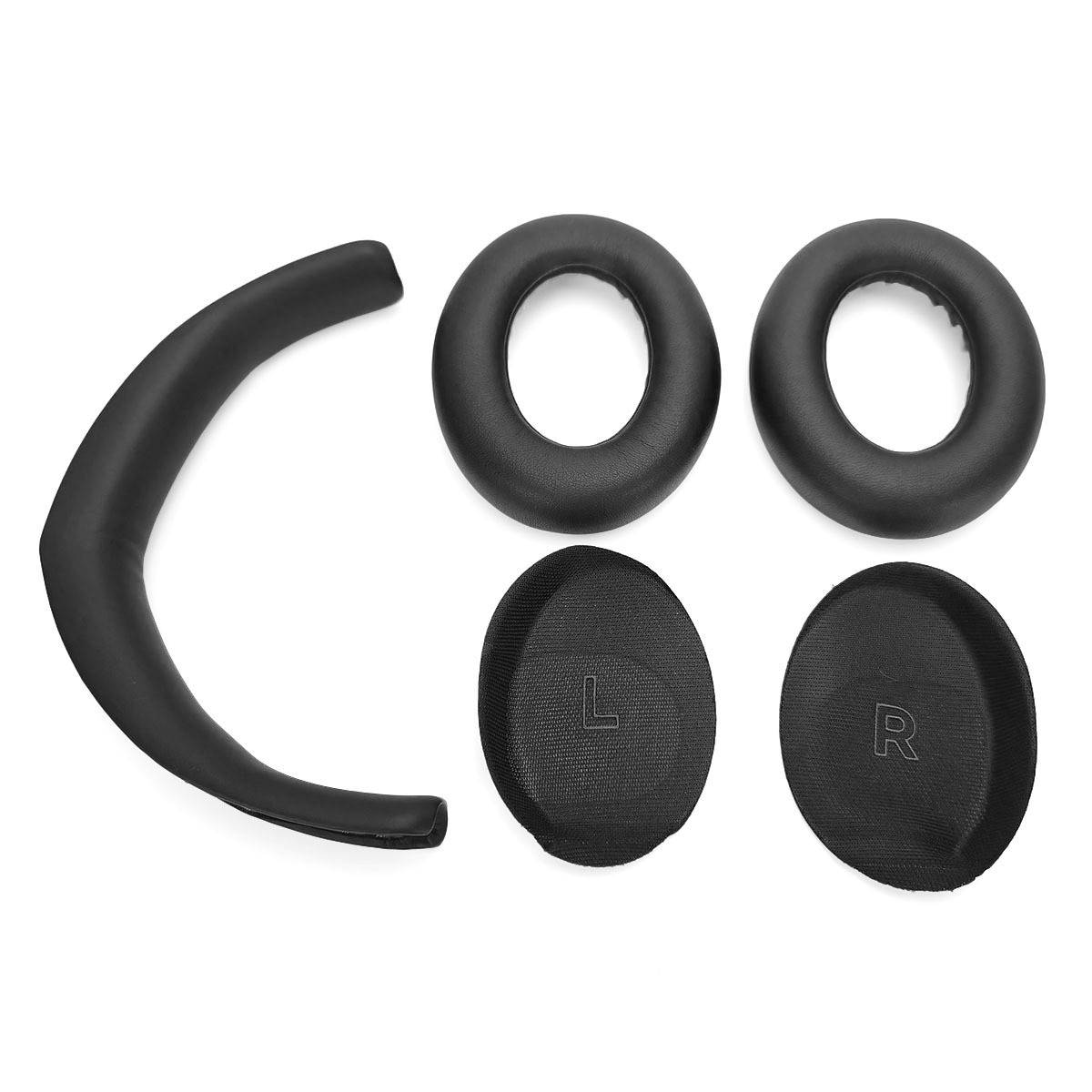 Ohrpolster und Kopfbügelkissen für Bose QC Ultra Black