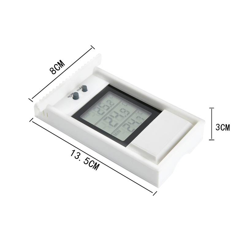 Elektronisches Thermometer für den Außenbereich White