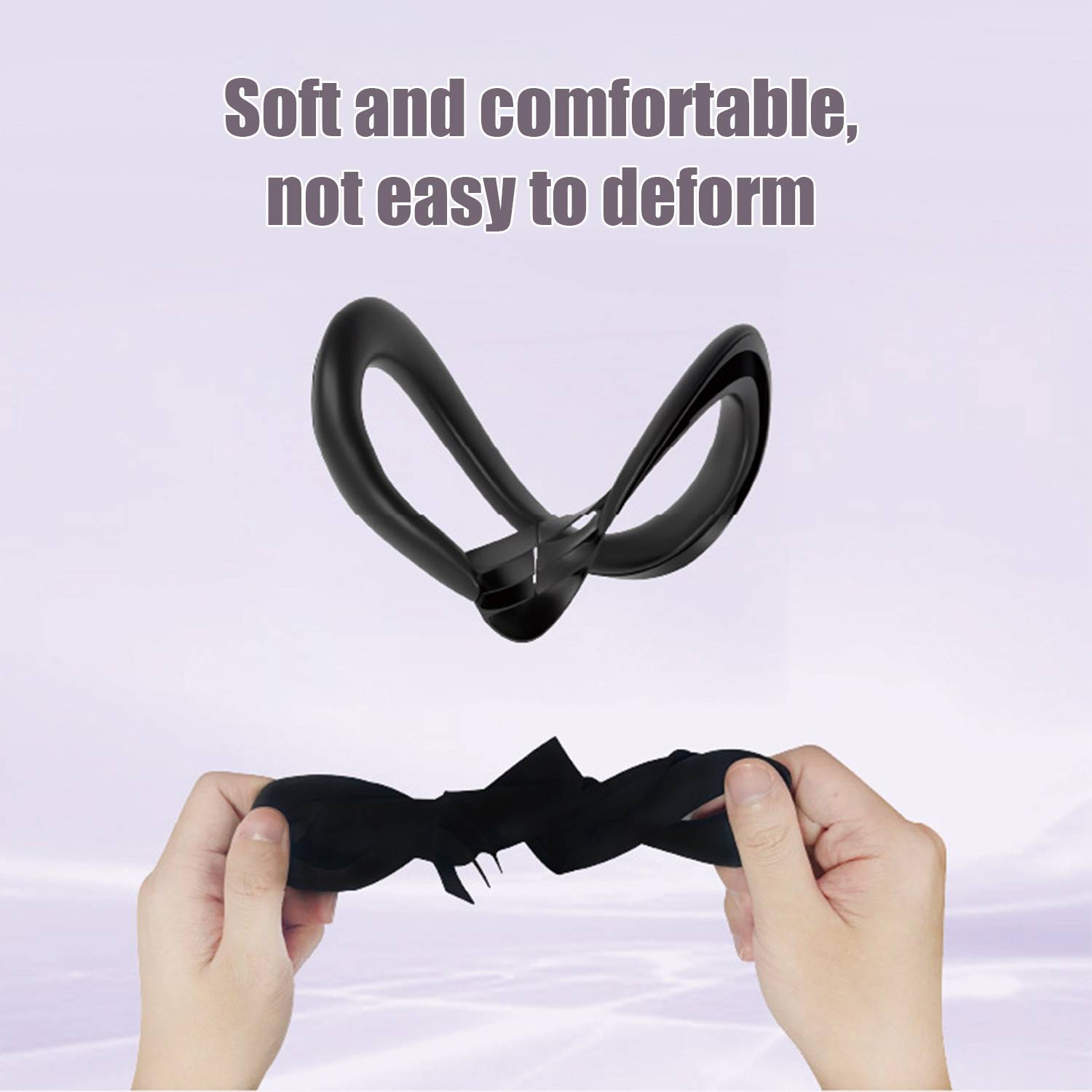 Atmungsaktives VR-Augenpolster als Ersatz für Oculus/Meta Quest 3 Black