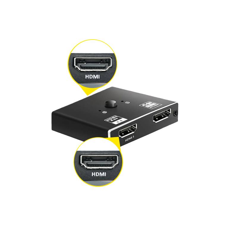 HDMI 2.0 Switch 2 in 1 out 4K HDMI Splitter 1 in 2 out