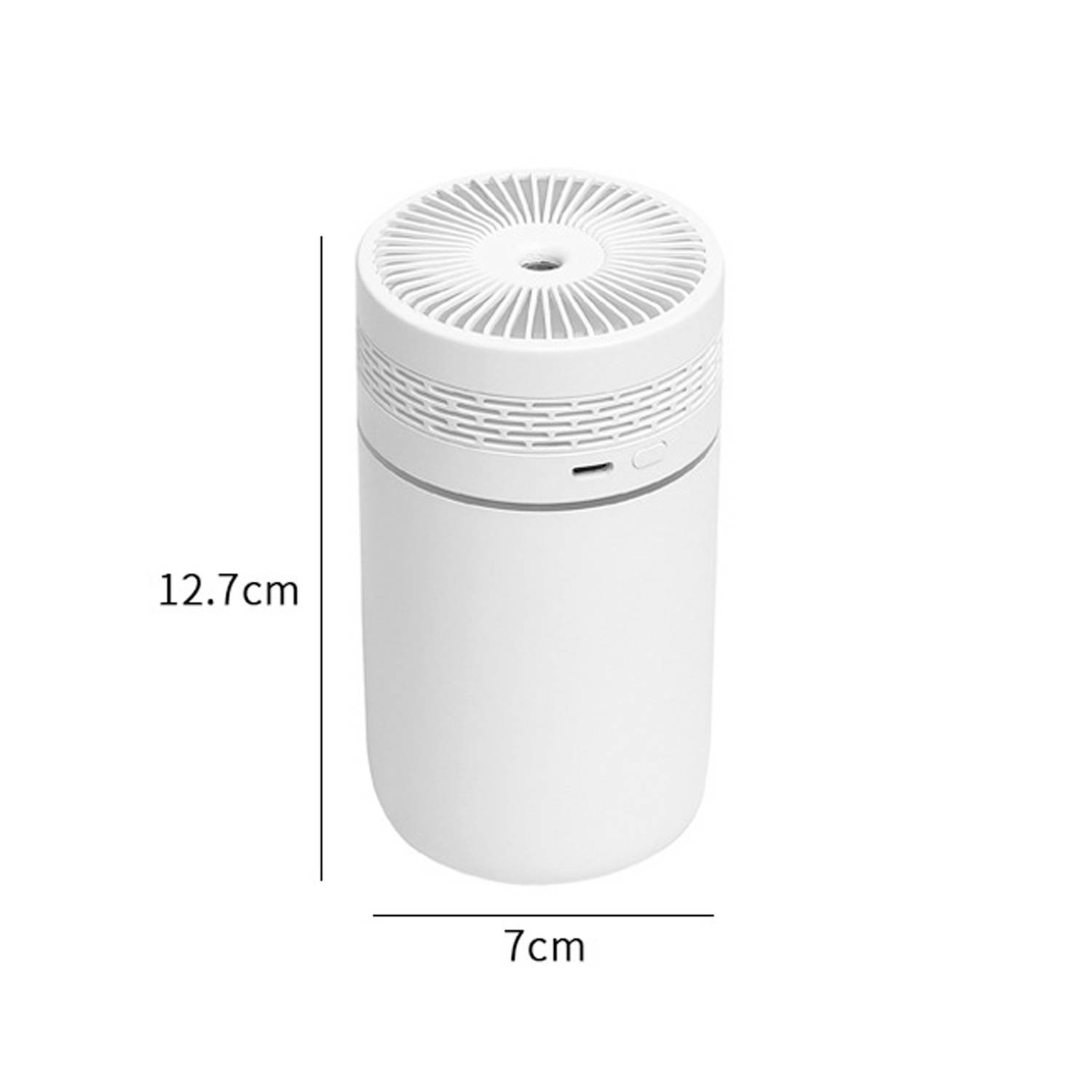 Leiser Mini-Luftbefeuchter 250 ml White