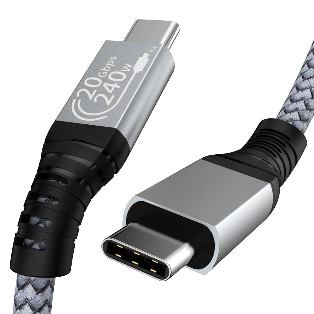 USB-C-Kabel 240 W, USB-3.2-Kabel (20 Gbit/s) MultiColor 1 m