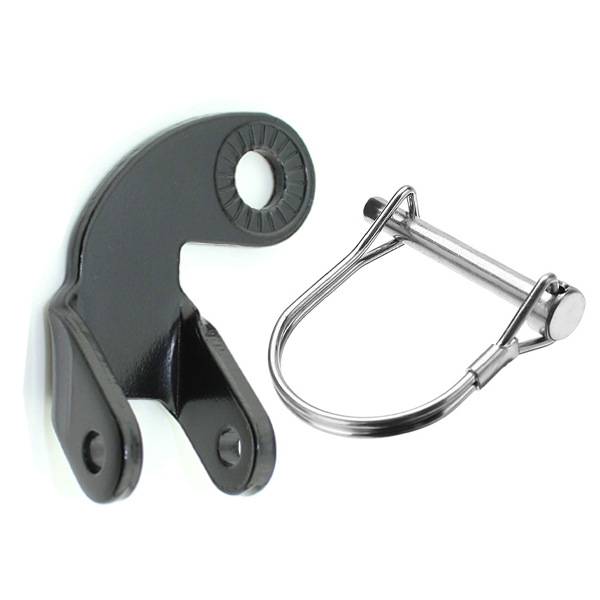Anhängerkupplung für Fahrräder mit C-Lock-Schnalle Black