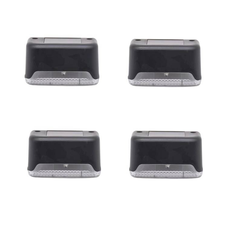 Automatische Solarleuchten, 4er-Pack Black