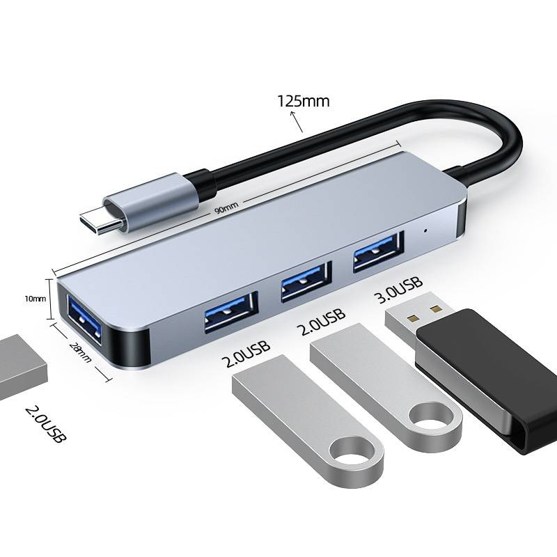 USB-Hub – 1 USB 3.0-Anschluss und 3 USB 2.0-Anschlüsse