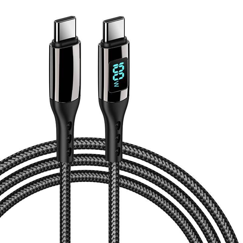 USB-C PD Schnellladekabel 100 W Black 3 m