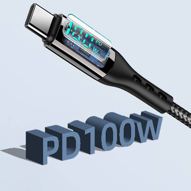 USB-C PD Schnellladekabel 100 W Black 3 m