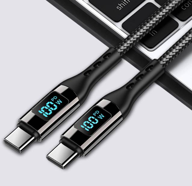 USB-C PD Schnellladekabel 100 W Black 3 m