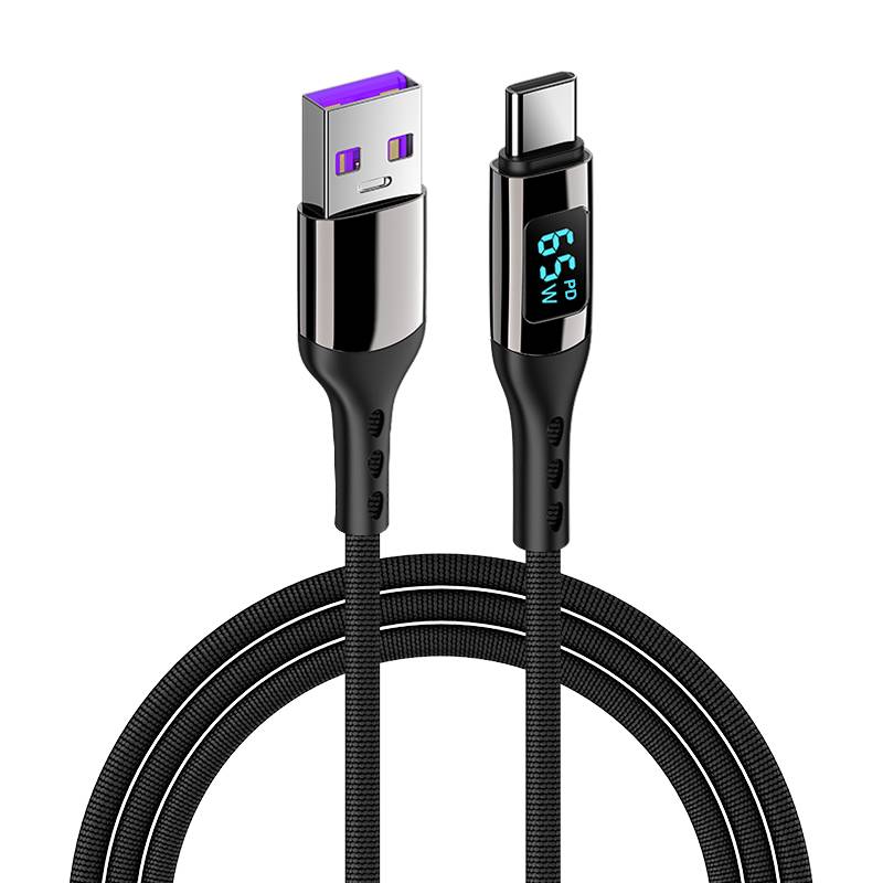 USB-C PD Schnellladekabel 100 W Black 2 m