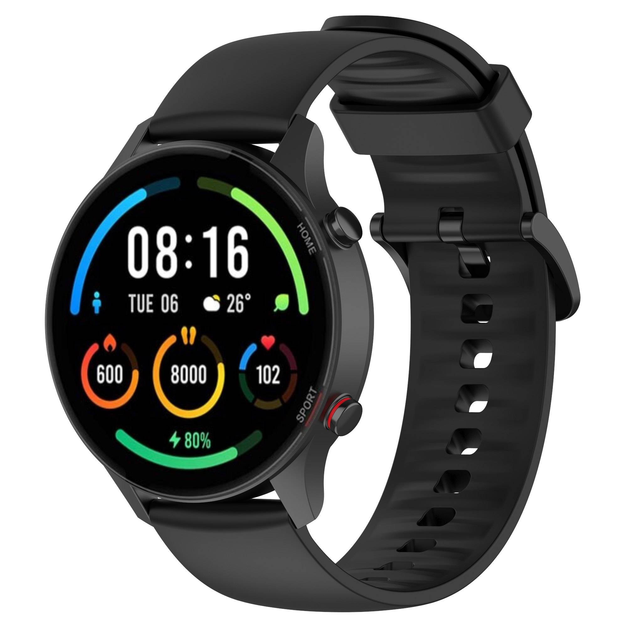 Universelles Uhrenarmband Black 22 mm