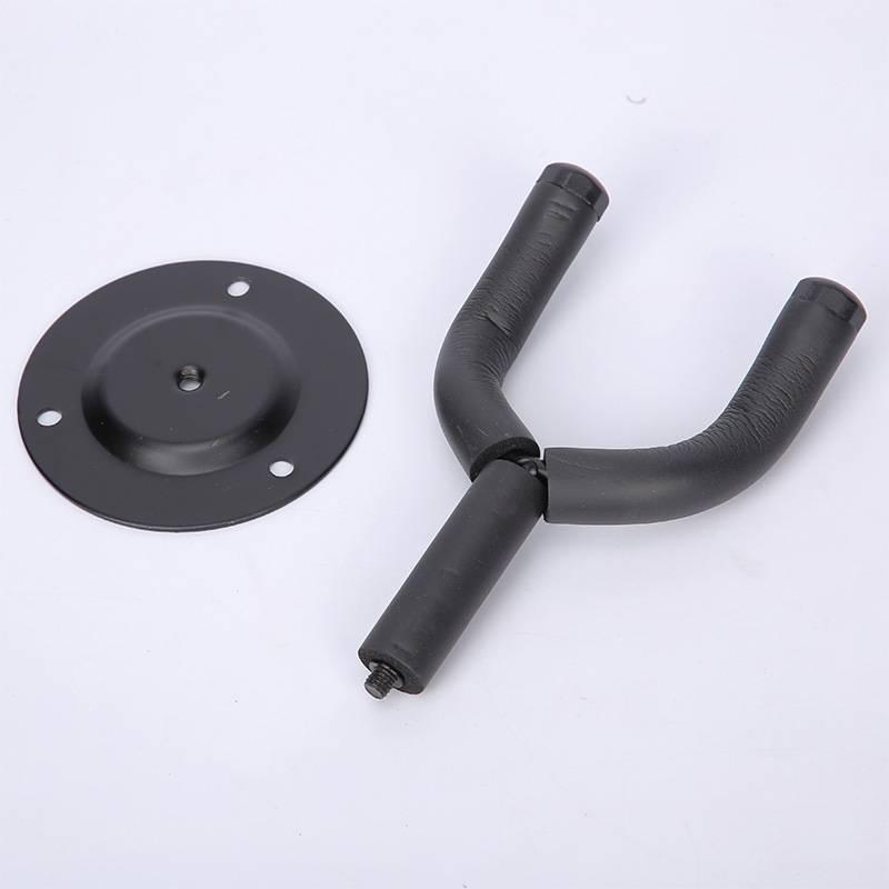 Gitarrenaufhänger, Wandhalterung für Gitarre, Bass, Ukulele im 2er-Pack Black