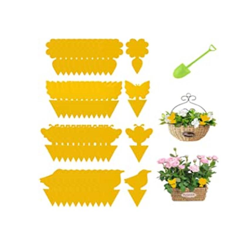 Niedliche und effektive Fliegenfänger/Fliegenfallen, 48er-Pack Yellow
