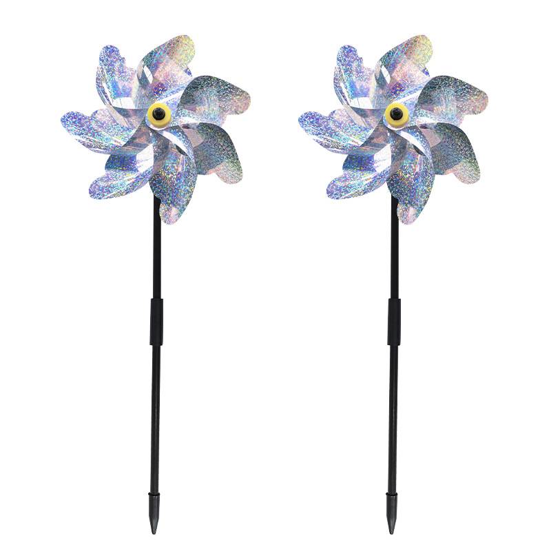 Windspinner / Reflektierende Vogelscheuchen 2-pack
