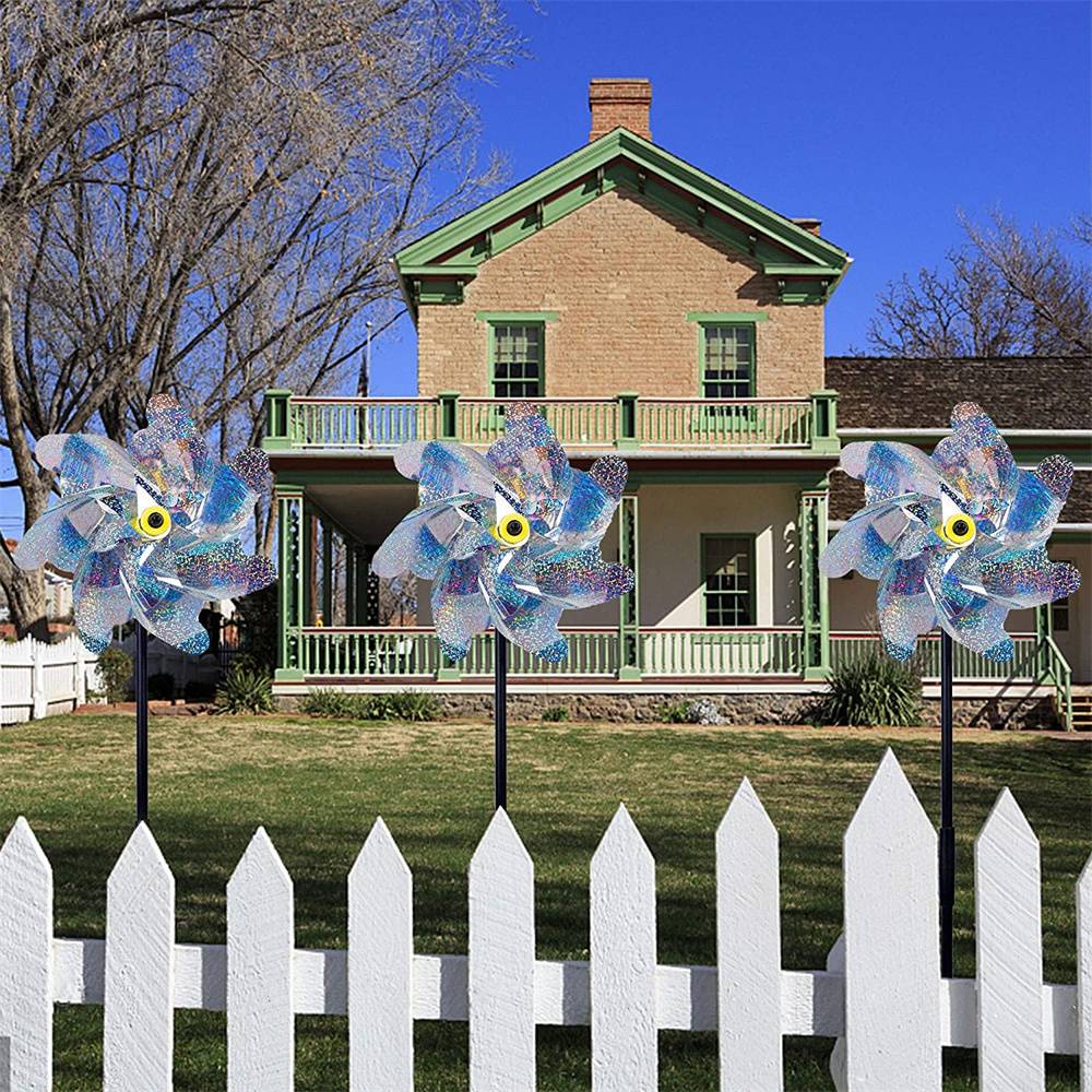 Windspinner / Reflektierende Vogelscheuchen 2-pack