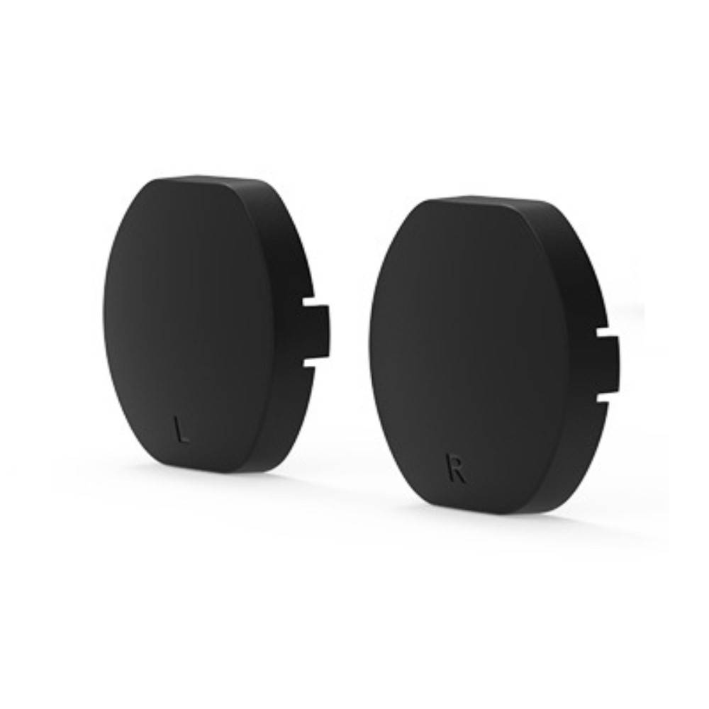 Objektivschutzabdeckung 1 Paar Black