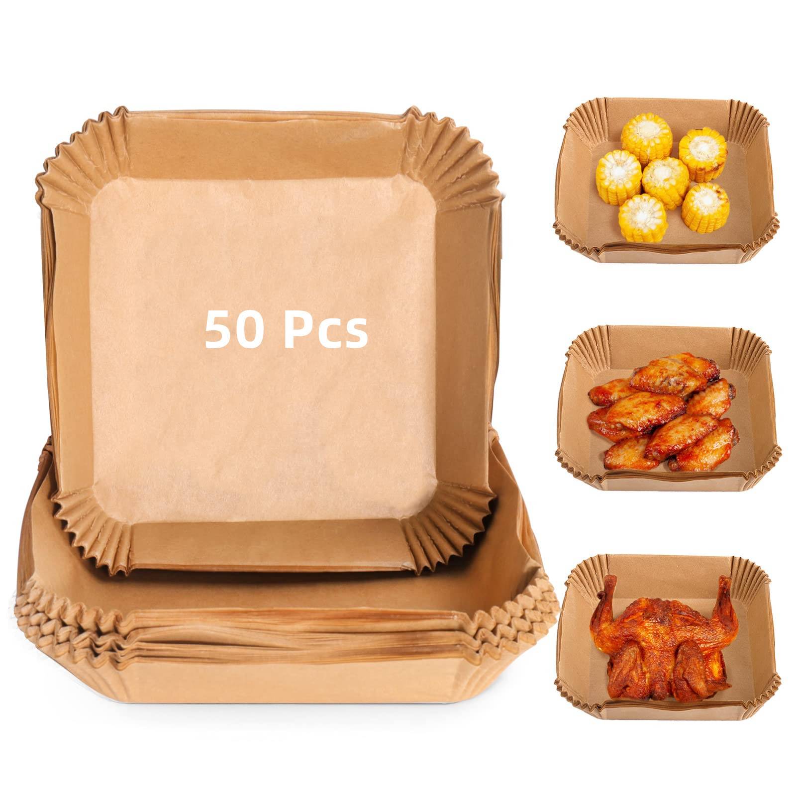 Air Fryer Einwegpapier 50er-Pack Nature 20 cm