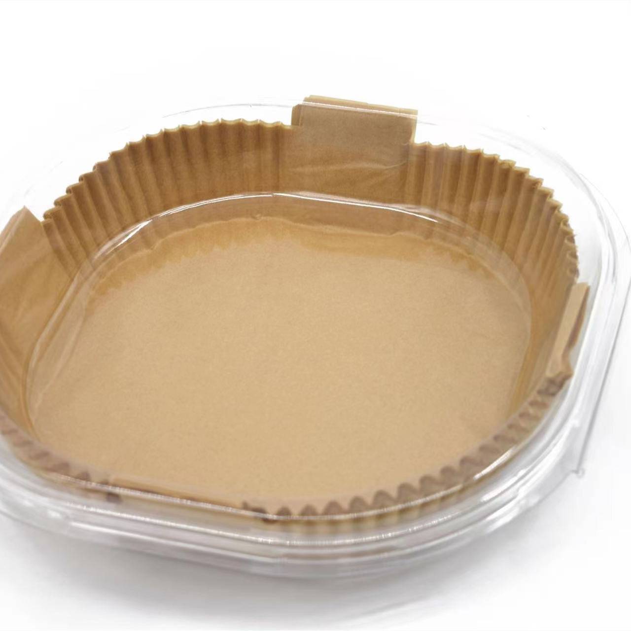 Air Fryer Einwegpapier mit Griff für Fritteusen 100 Stk Nature 20 cm