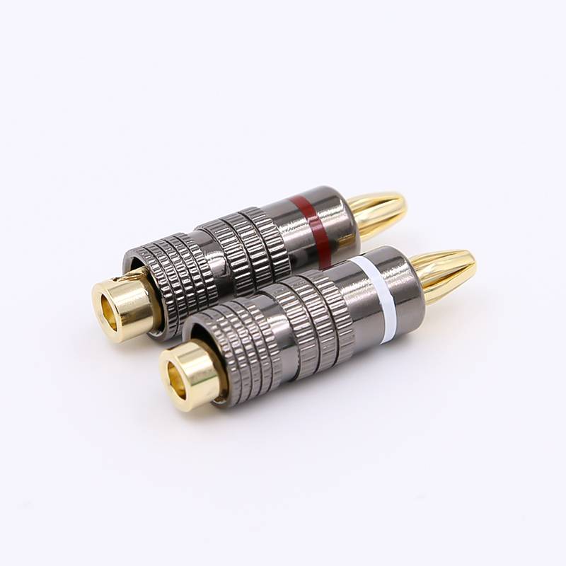 Bananenstecker vergoldet 4 mm 8er-Pack 16-pack