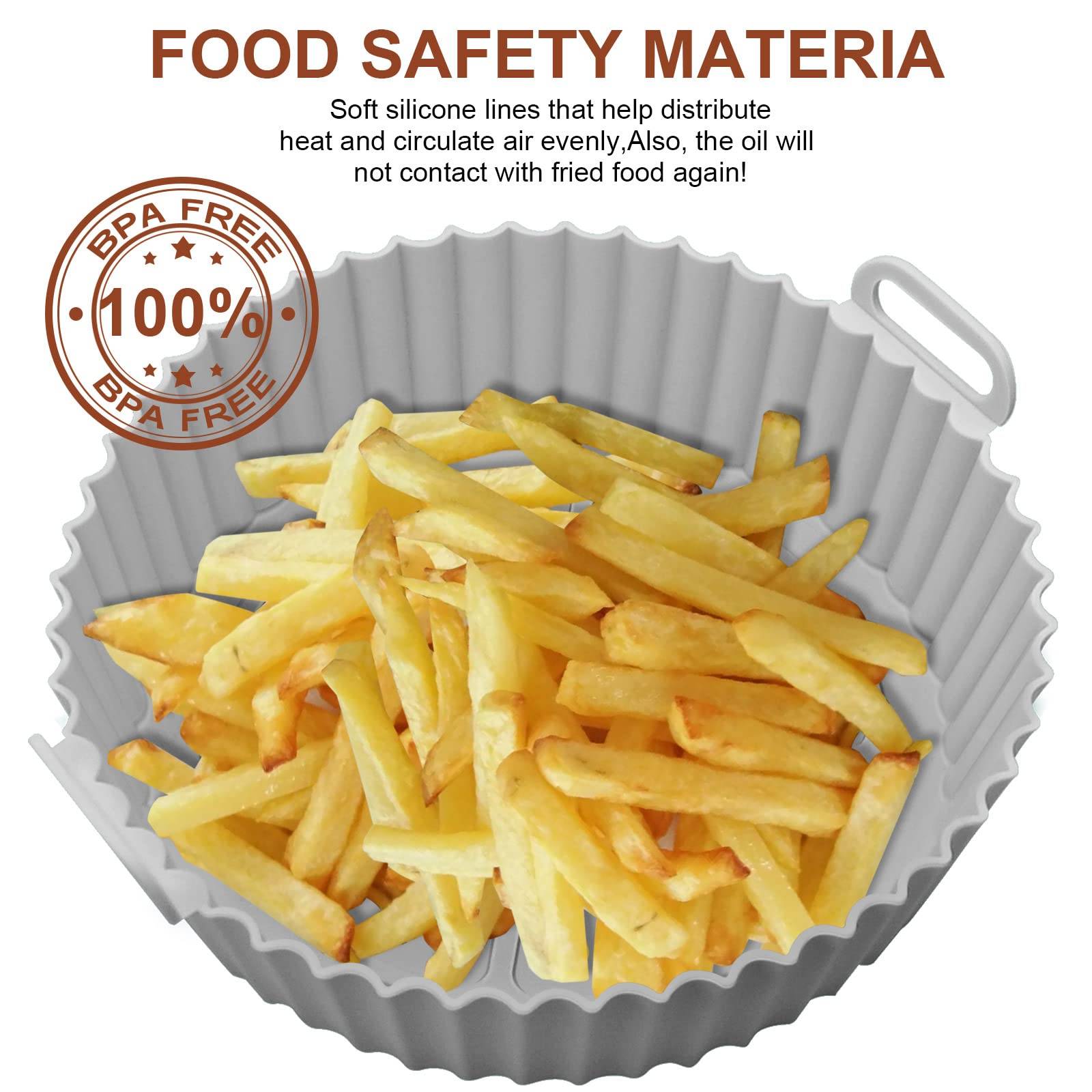 Silikonform für Heißluftfritteuse Grey