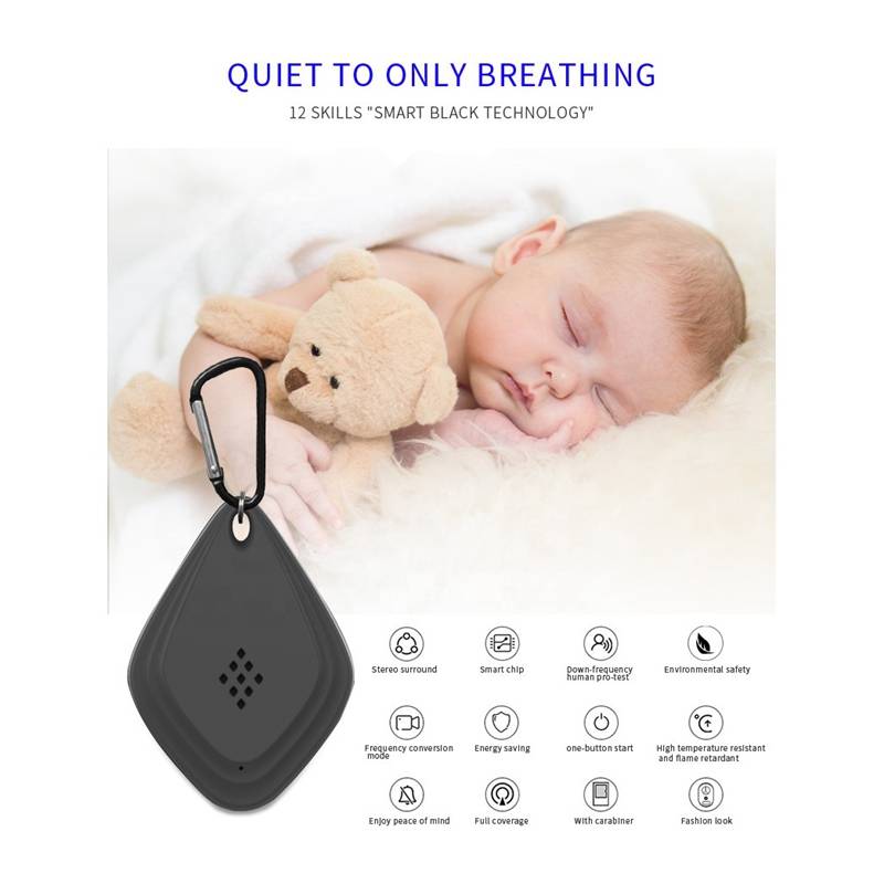 Kleiner Mückenvertreiber mit Ultraschall Black