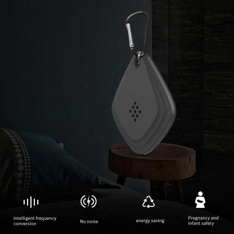 Kleiner Mückenvertreiber mit Ultraschall Black