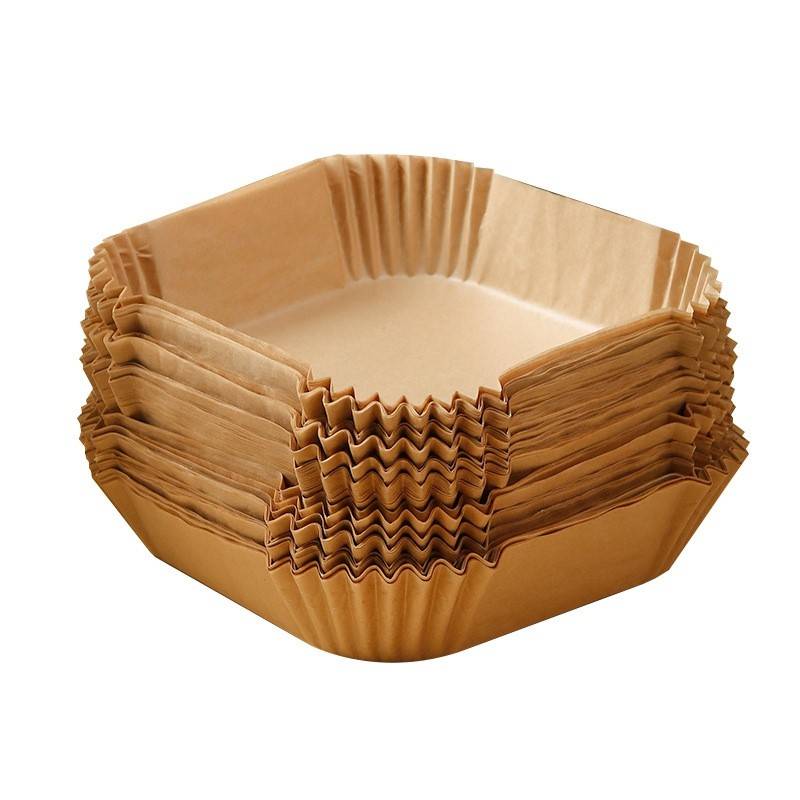 Air Fryer Einwegpapier für Fritteusen 16 cm 100 Stk Nature