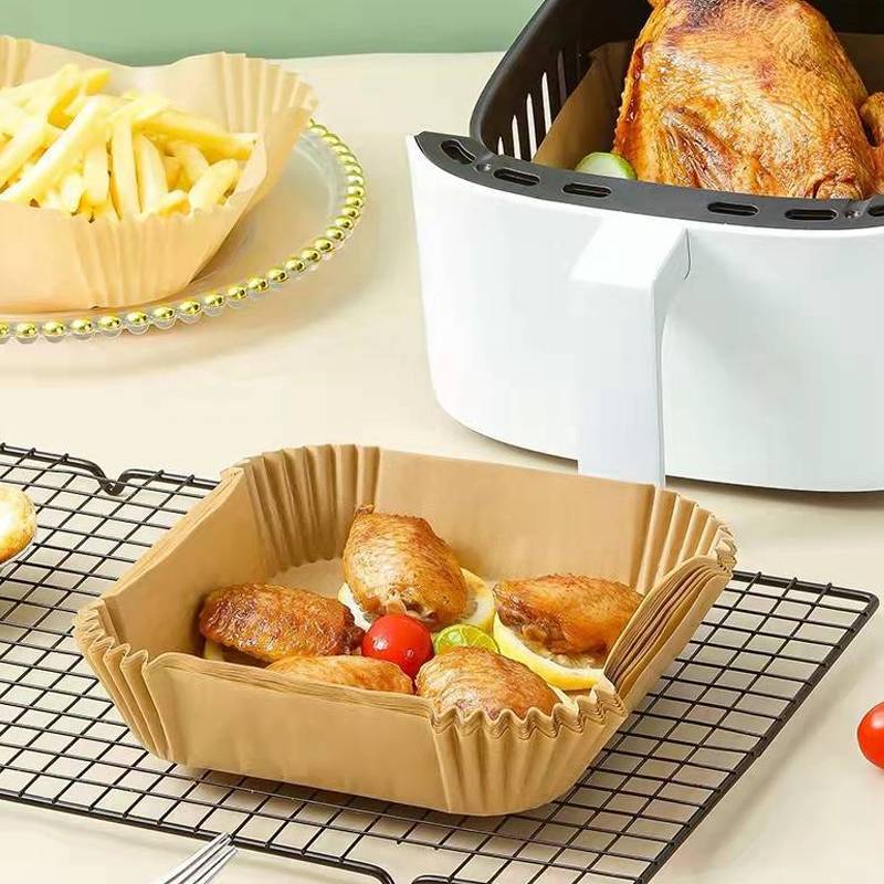 Air Fryer Einwegpapier Backpapier für Fritteuse 16 cm Natur 100 Stk.
