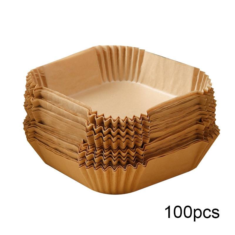 Air Fryer Einwegpapier Backpapier für Fritteuse 16 cm Natur 100 Stk.