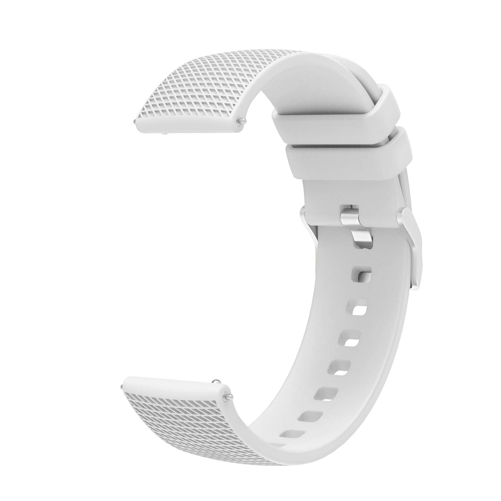 Uhrenarmband 20 mm für Garmin, Samsung, Huawei, Amazfit White