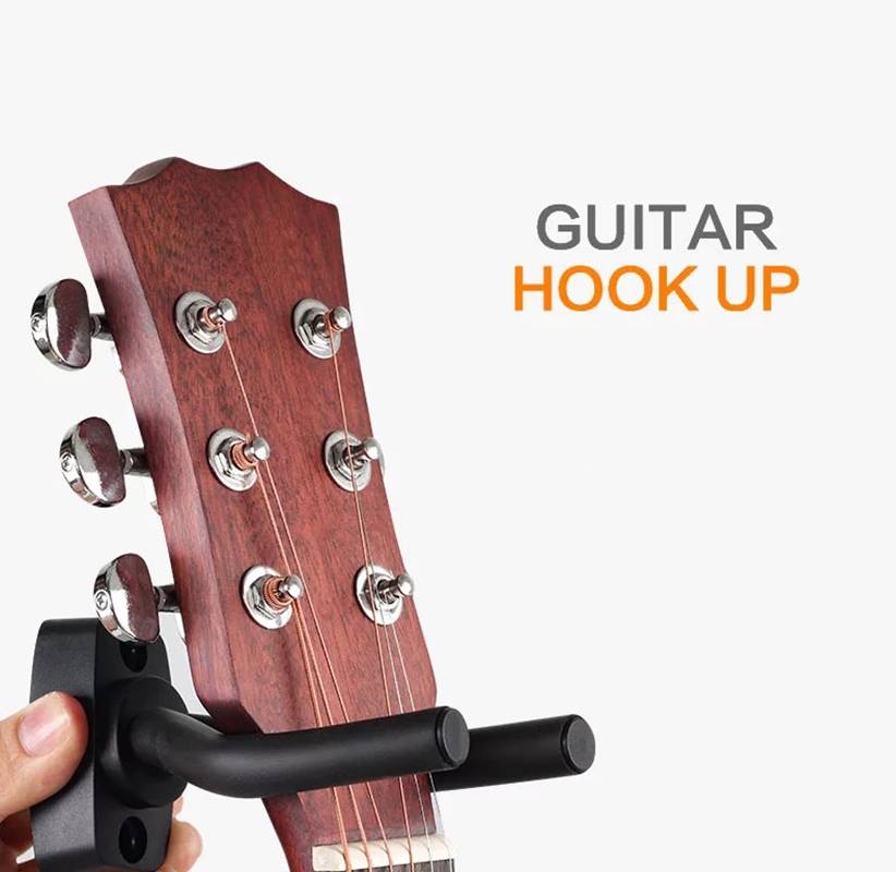 Universal-Gitarrenaufhängung schwarz