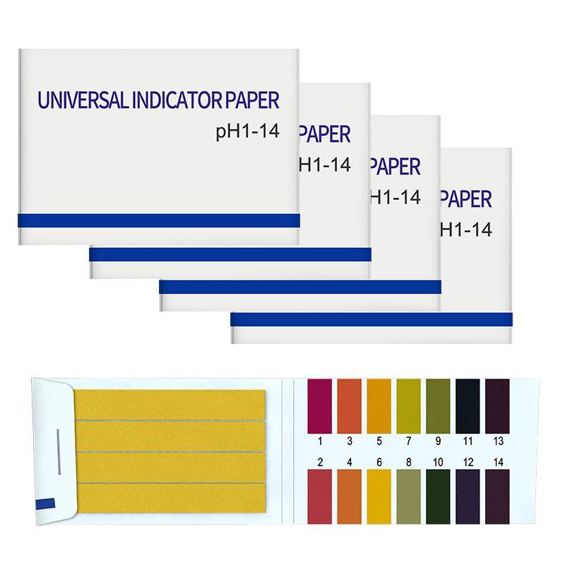 320 Stück pH Wert Teststreifen, Lackmuspapier, Messbereich 1-14, 4 x 80er Pack