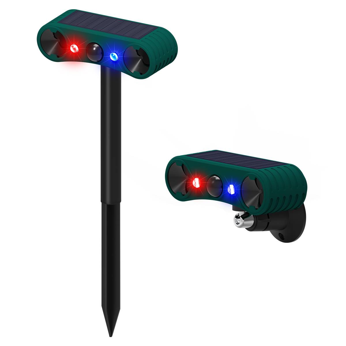 Solarbetriebener Außenalarm mit Bewegungsmelder - Ultraschall-Solar-Infrarot-Induktionsalarm