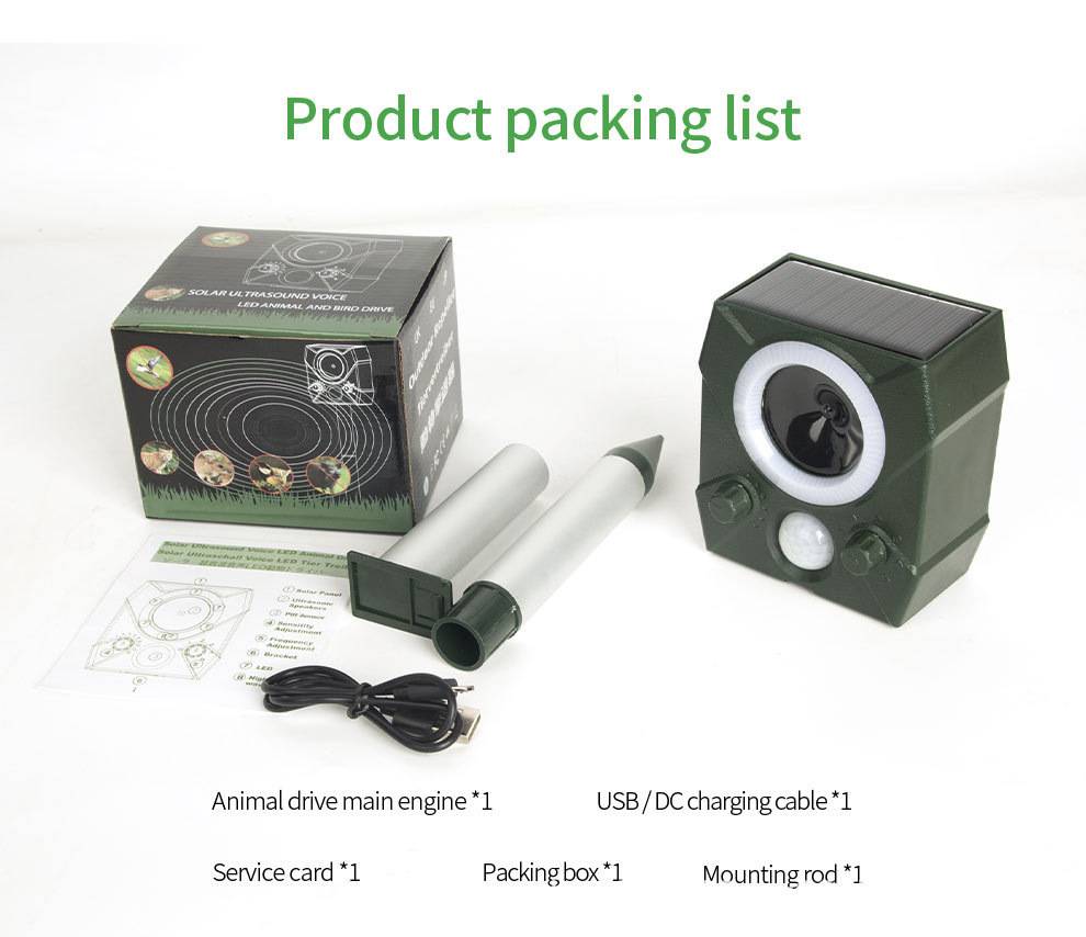 Ultraschallschreck gegen Schädlinge