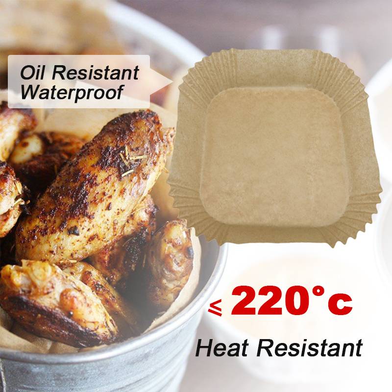 Air Fryer Einwegpapier Backpapier für Fritteuse 16 cm Natur 100 Stk.