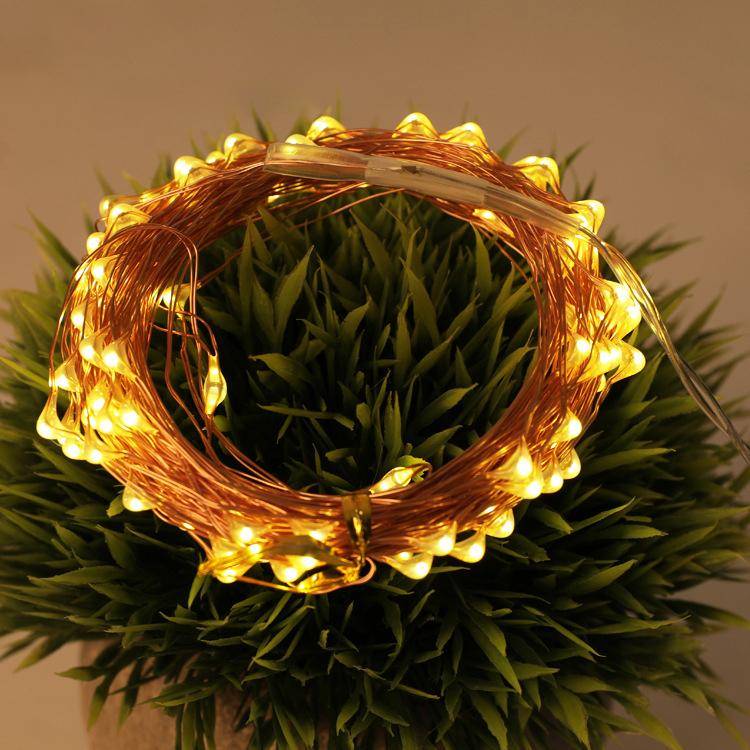 LED-Lichterkette (10 m) mit Solarzelle